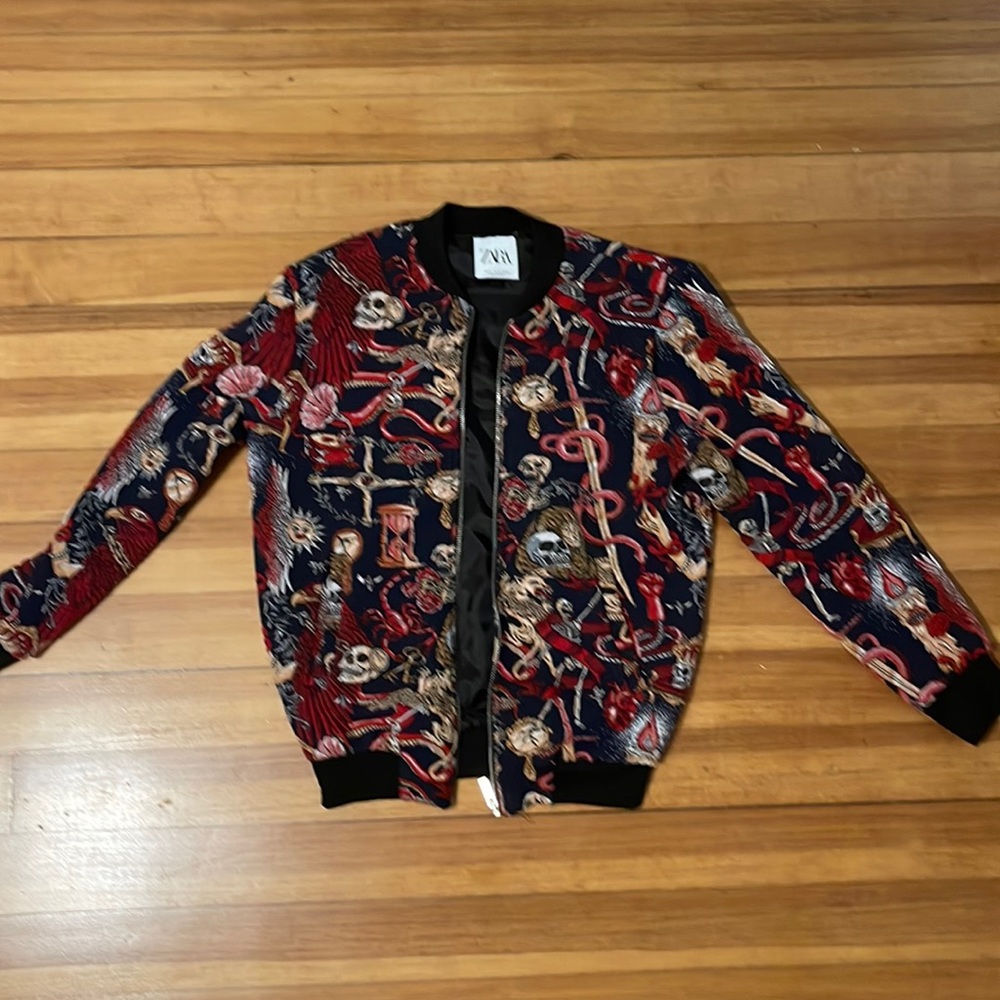 Men Zara bomber jacket size S